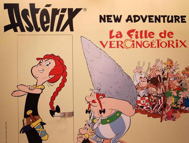 An Exclusive Peek Into Asterix S First Female Hero Adrenaline The Gaul Chieftain S Daughter The Hindu