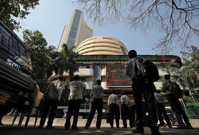 A view of the BSE building in Mumbai.