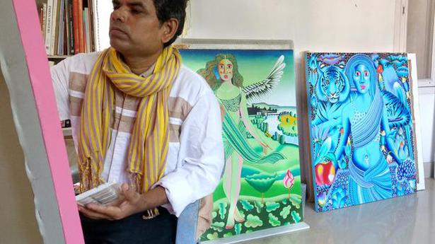 Visakhapatnam artist Ravi Kattakuri’s new works to be showcased in Spain