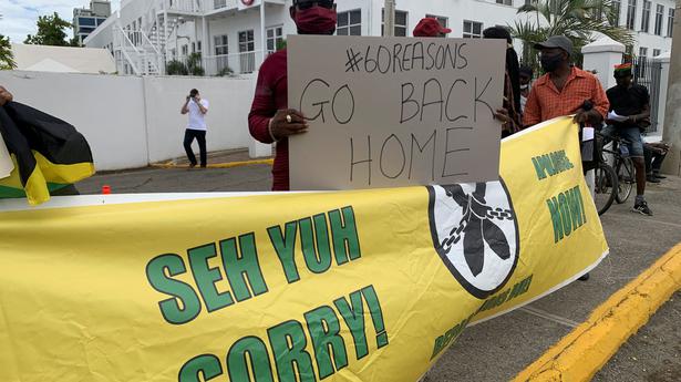 Prince William, Kate’s official visit to Jamaica | Protesters raise fists with ‘Seh Yuh Sorry!’ and ‘Apologize now!’ slogans