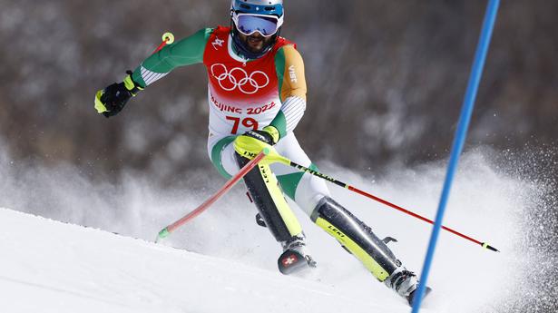 Winter Olympics: Arif Khan fails to finish men's slalom event