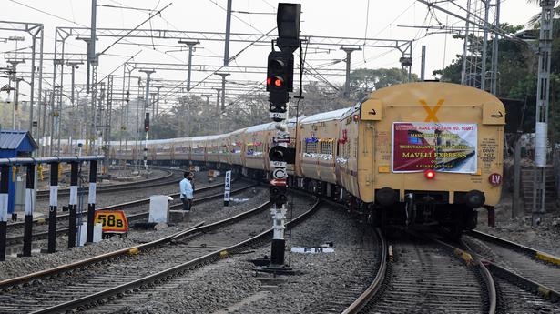 Maveli Express awarded the best maintained train in Southern Railway