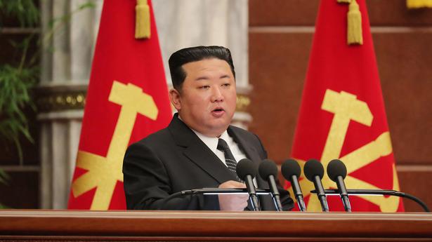 North Korean leader reaffirms arms buildup in party meeting