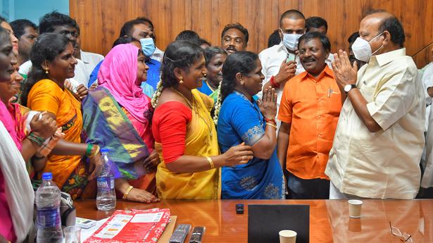 R. Sundari elected as first mayor of Cuddalore Corporation