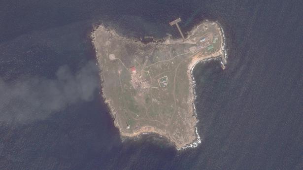 Ukraine says sank Russian landing craft at Snake Island