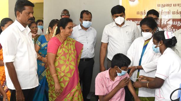 Madurai Mayor launches vaccine drive for 12-14 age group; 49,555 in city to benefit