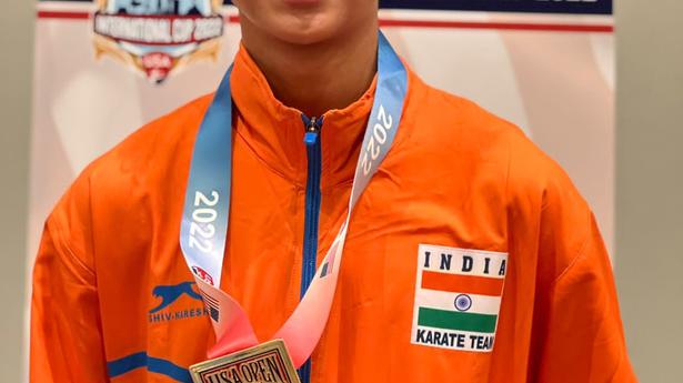 Tirupati boy bags gold in USA Open Karate  