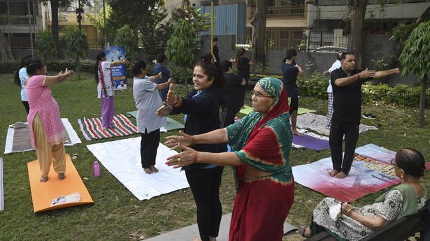 Govt.’s yoga classes helping people fight stress, get into shape