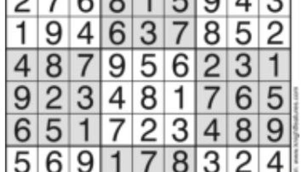 Sudoku - March 2, 2022