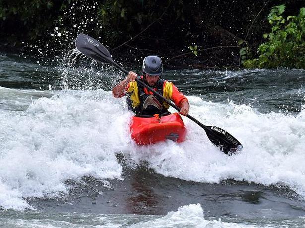 Kayaking at Meenthullippara in Kozhikode district