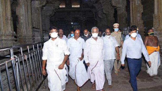 Temple cars in Sri Ramanathaswamy Temple to be renovated: HR&CE Minister