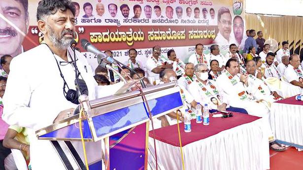 Centre, State govt. have scant regard for woes of common man, says Shivakumar