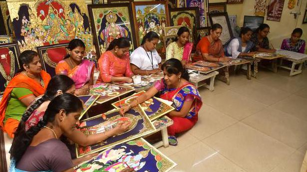 Using Thanjavur painting to empower women