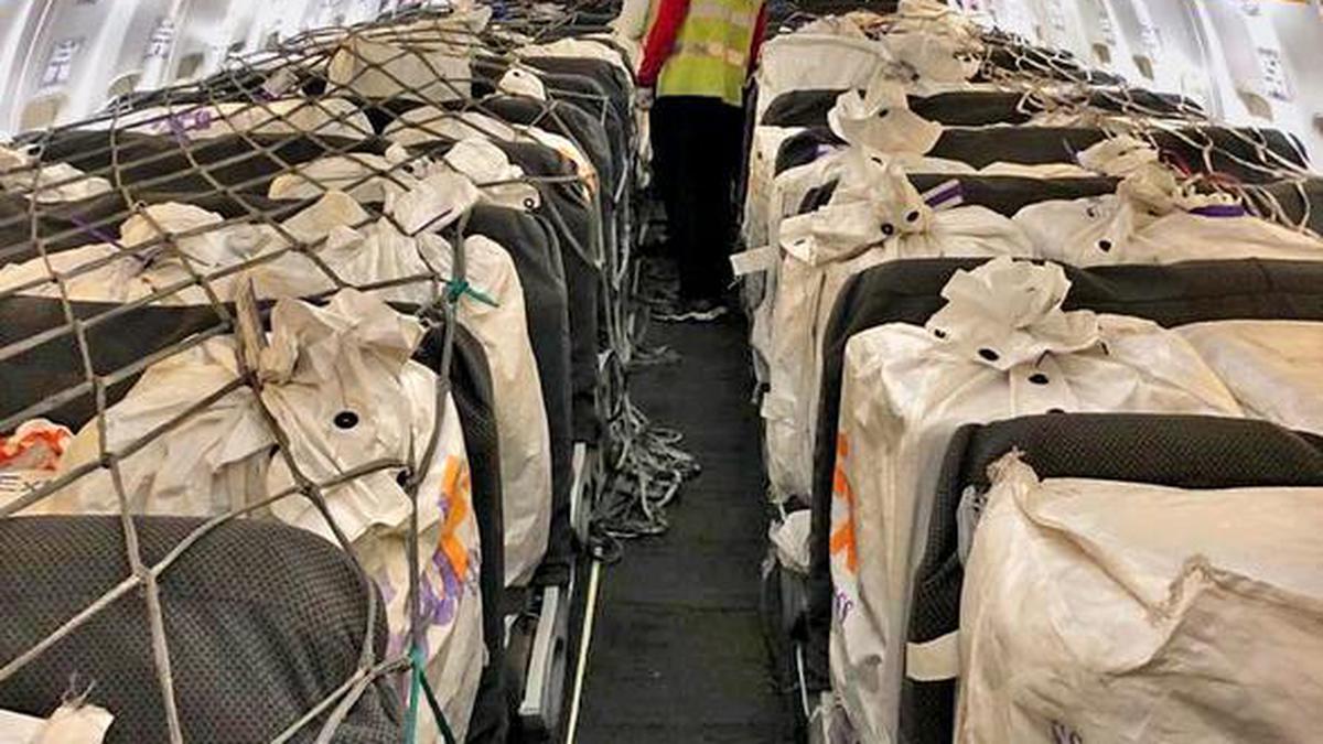 In A First Cargo Travels Across Country On Seats The Hindu