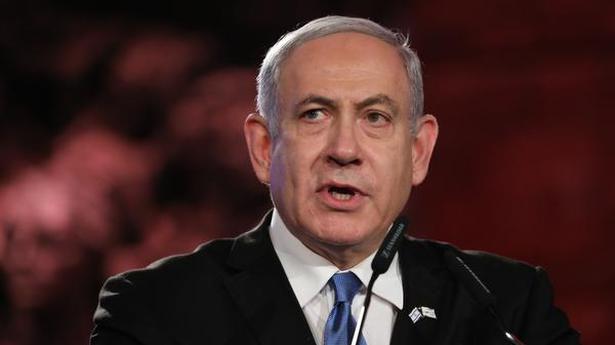 Netanyahu blames Iran for attack on cargo ship