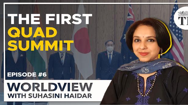 Worldview with Suhasini Haider.  First quad summit