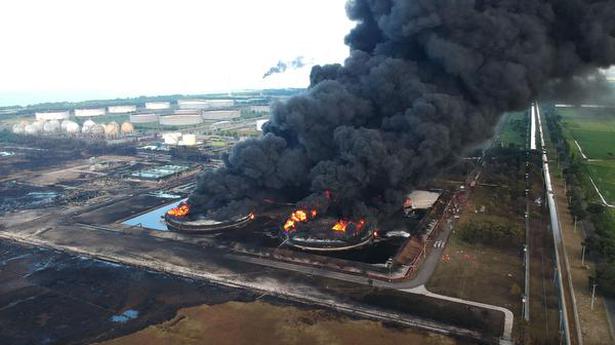 Hundreds evacuated after fire at Indonesian oil refinery
