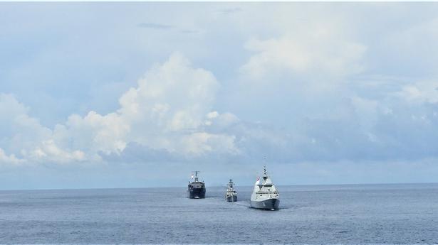 The second edition of the India, Thailand and Singapore trilateral Naval exercise SITMEX-20 concluded in the Andaman Sea on November 22, 2020. Photo: Twitter/@indiannavy