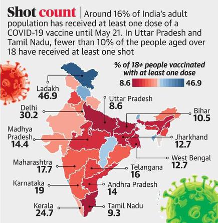 Coronavirus | India's COVID-19 death toll nears 3 lakh even as test  positivity rate declines to 14.2% on May 22, 2021 - The Hindu