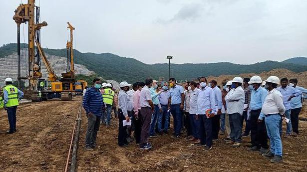 Expert team inspects Polavaram works