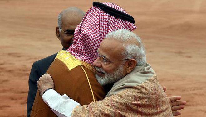 The Congress questioned the ‘hugplomacy’ of Narendra Modi with Mohammed bin Salman.