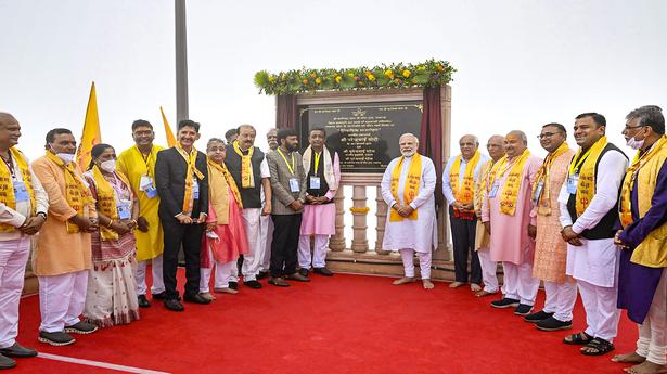 PM Modi inaugurates revamped temple destroyed in 15th century Gujarat ruler