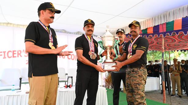 Karthikeyan bags Champion of Champions award in shooting competition for police officers