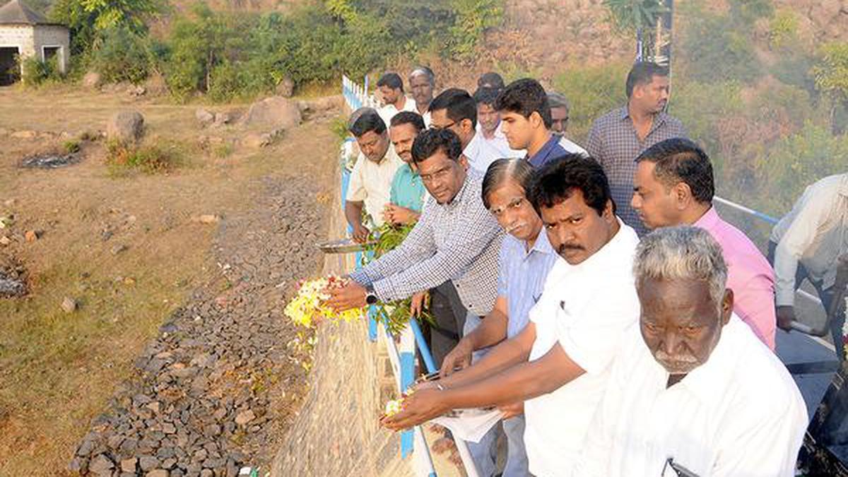 Water Released From Sathanur Dam The Hindu