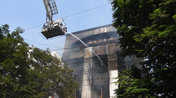 Fire breaks out at IT firm in Anna Nagar