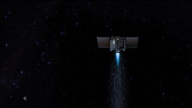 NASA spacecraft starts trip back to Earth after collecting asteroid samples