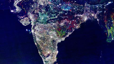 NOAA image to show population growth in sub-continent, 2003