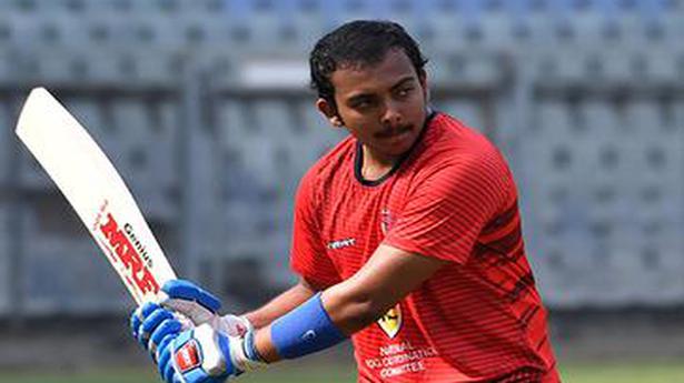   Prithvi Shaw. 