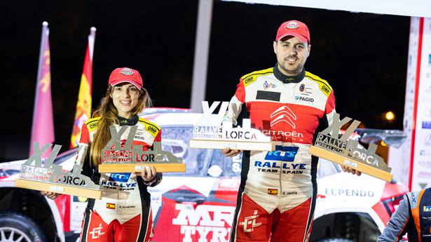 Team MRF win the opening round of Spanish Rally Championship